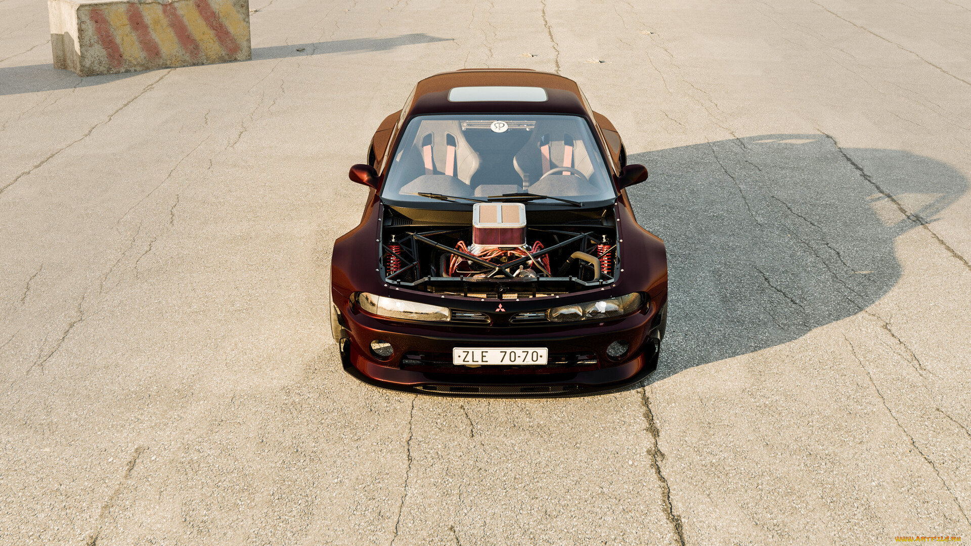 mitsubishi galant sports, , 3, mitsubishi, galant, sports, gt, v8, engine, trd, extreme, widebody, tuning, car, , 
